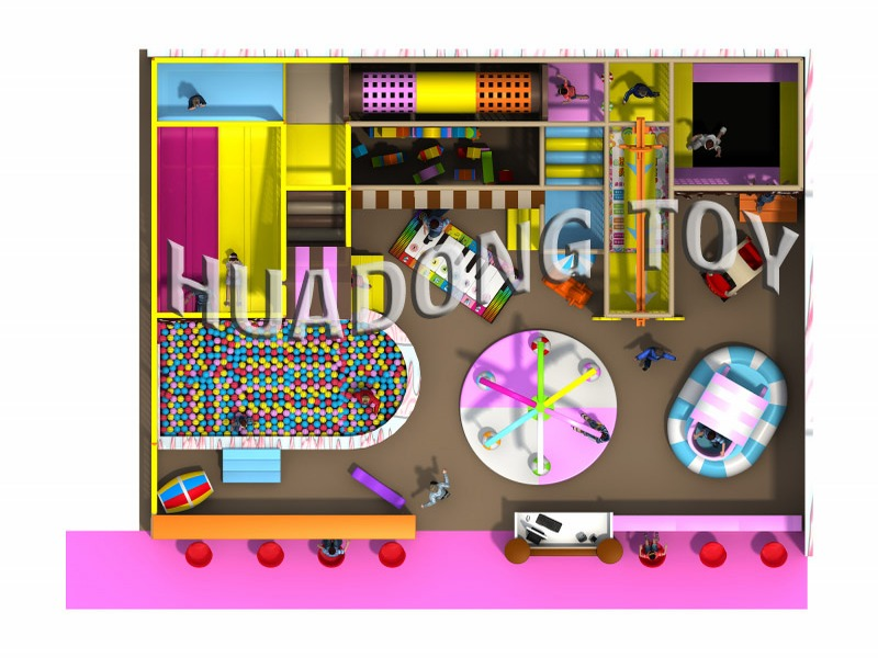 Wewnętrzny plac zabaw Candy House HD15B-062A