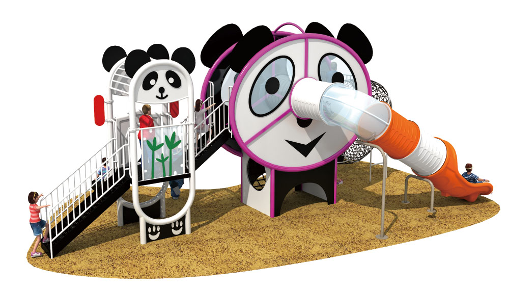 Drewniany plac zabaw Park rozrywki Panda HD-QXM016-21338